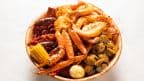 Best Combo 3 - 1 Lb. Crawfish, 1 Lb. Shrimp, 1 Lb. Clams, Snow Crab Legs in Charlotte, NC